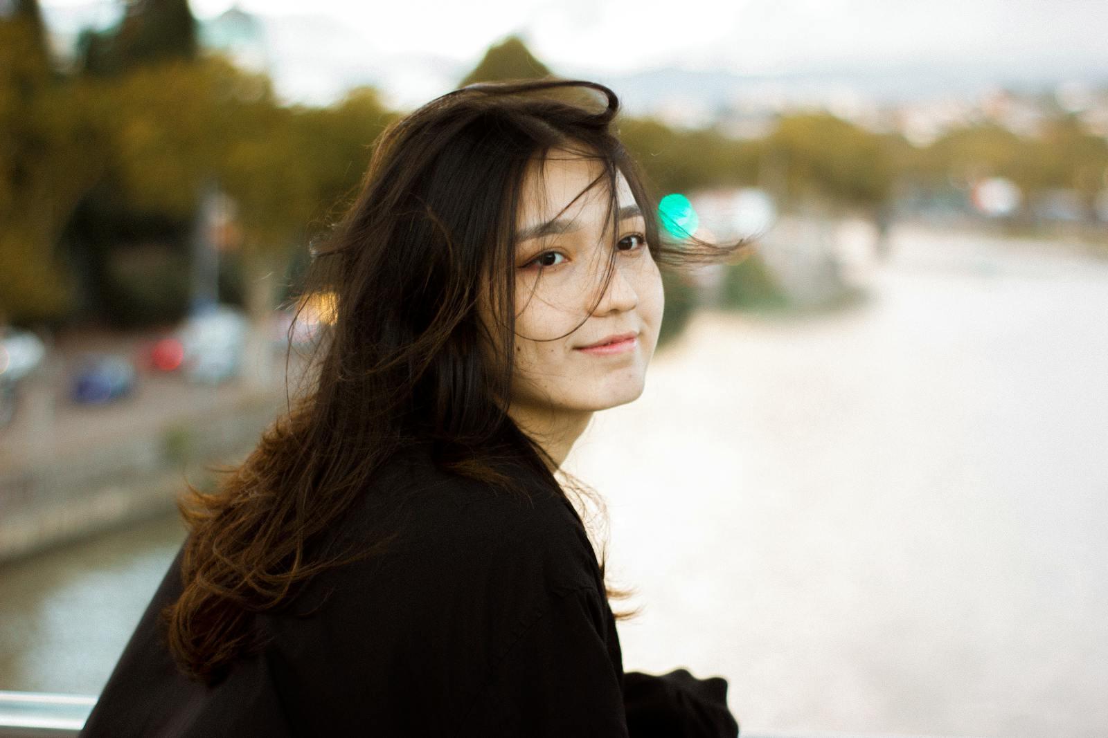 Portrait of Woman by the River